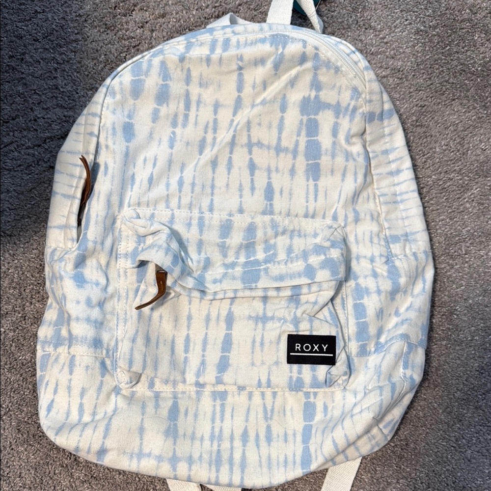 Roxy Blue and White Kids Backpack